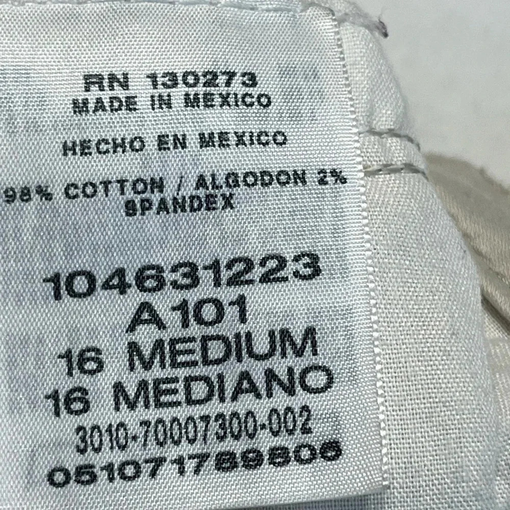 Lee relaxed fit women classic style 4 pocket pants size 16 m color Parchment - Picture 15 of 15